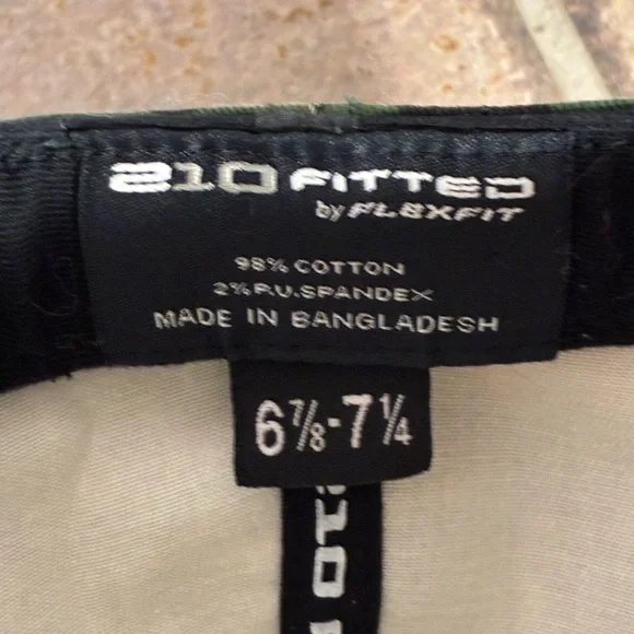 Y2K DC Camo Flexfit 210 Fitted Cap 6 7/8 - 7 1/4 Vintage - Picture 9 of 11